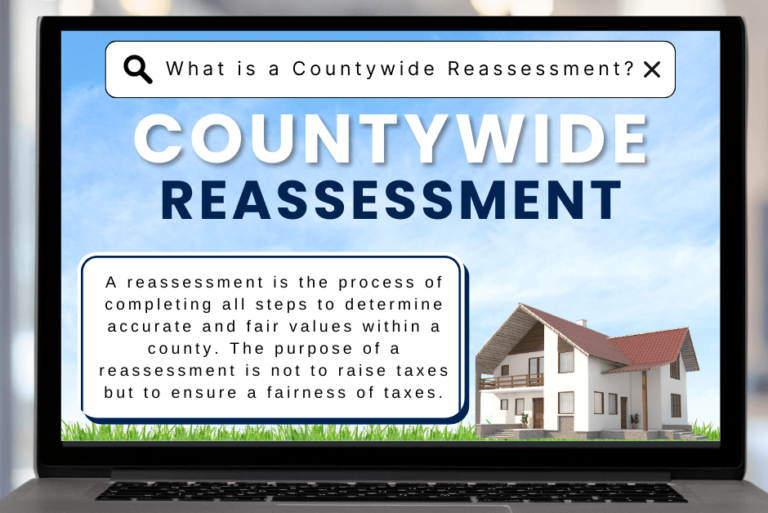 Computer with image of house